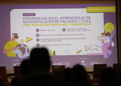 Seminario: “Diferencias en el aprendizaje de Matemática entre Finlandia y Chile”